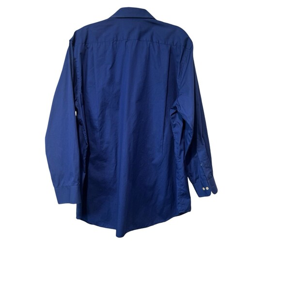 Croft & Barrow Men’s Long Sleeve Button Down Shirt Blue 16. 1/2 Neck - Picture 2 of 4